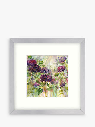 Catherine Stephenson - Hydrangea Burst Plum Framed Print, 33 x 33cm