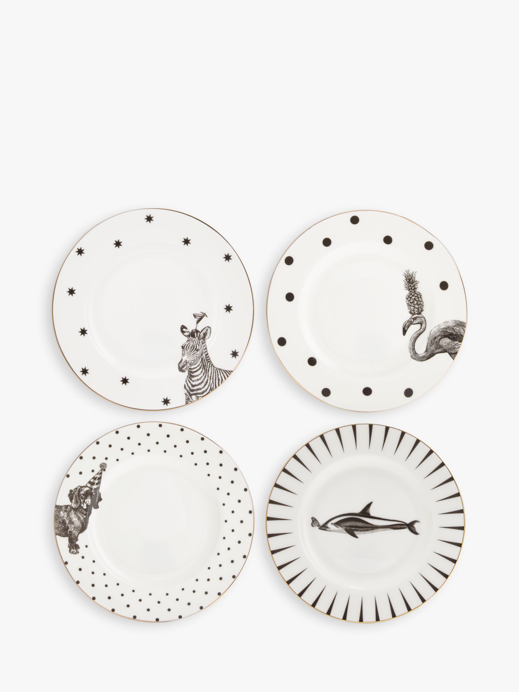 Yvonne Ellen Monochrome Animal Side Plates Review