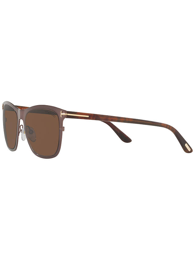 TOM FORD FT0526 Alasdhair Square Sunglasses, Brown