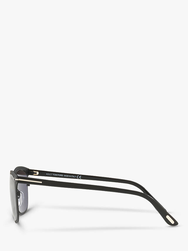 TOM FORD FT0526 Alasdhair Square Sunglasses, Black/Grey