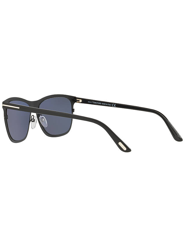 TOM FORD FT0526 Alasdhair Square Sunglasses, Black/Grey