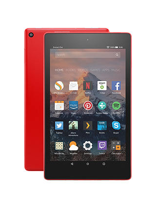 New Amazon Fire HD 8 Tablet with Alexa, Quad-Core, Fire OS, Wi-Fi, 16GB, 8", with Special Offers