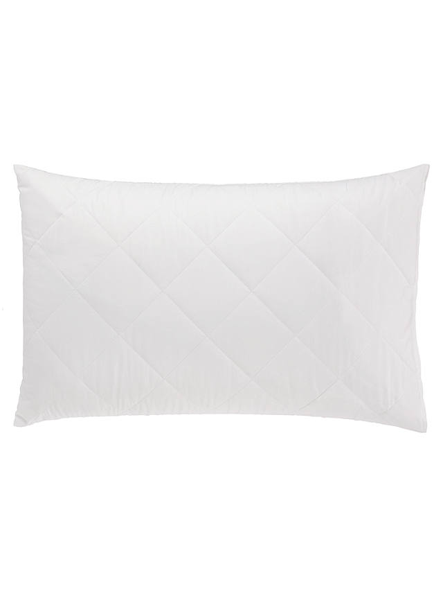 John Lewis ANYDAY Quilted Microfibre Standard Pillow Protectors, Pair