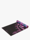 Gaiam Be Free Reversible 6mm Yoga Mat, Black/Pink