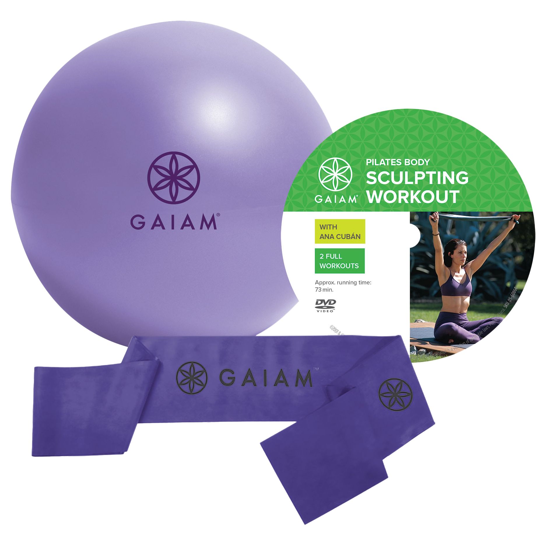 Gaiam Beginners Pilates Kit, Purple
