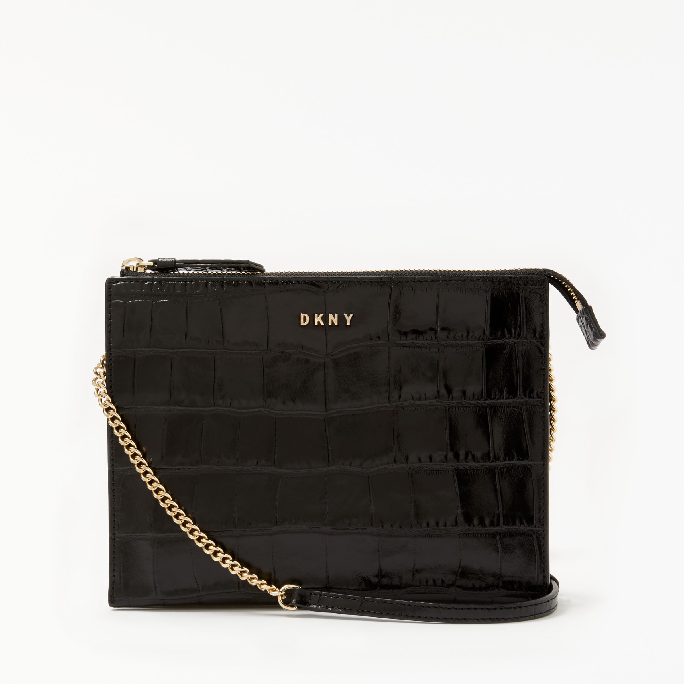 croc effect cross body bag