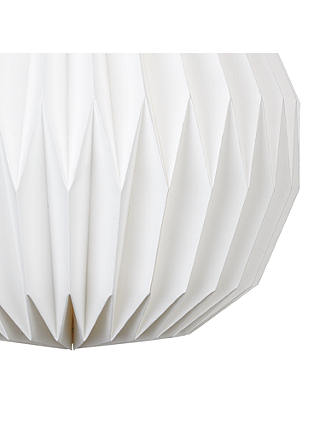 ANYDAY John Lewis & Partners Issie Easy-to-Fit Paper Ceiling Shade, White