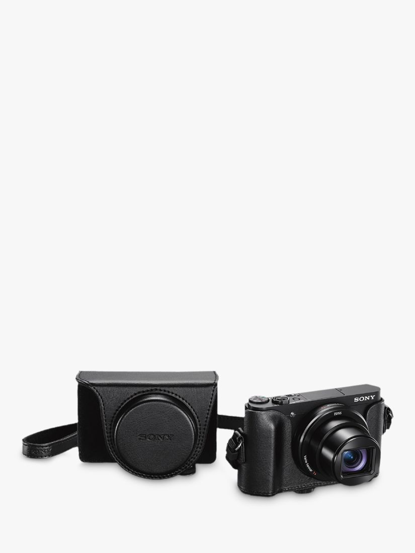 Sony Cyber-Shot WX500 Camera, HD 1080p, 18.2MP, 30x Optical Zoom, Wi-Fi, NFC, 3 Vari Angle LCD Screen with Jacket Camera Case