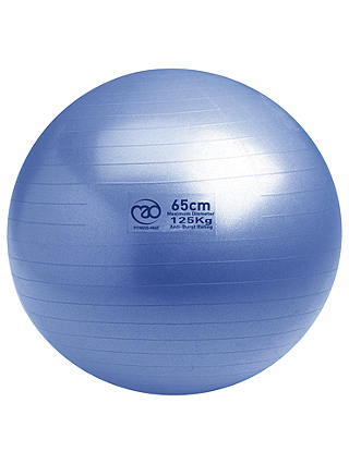 Yoga-Mad Swiss Fitness Ball and Pump, Blue