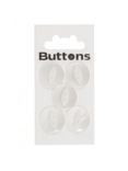 Groves Fish Eye Button, 19mm, Pack of 5