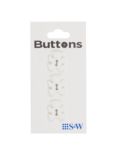 Groves Teddy Button, 17mm, Pack of 3