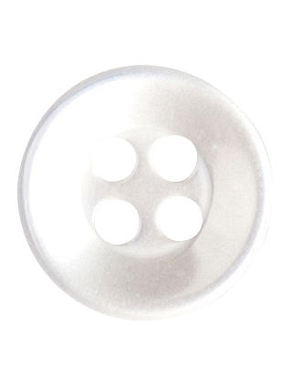 Groves Rimmed Button, 10mm, Pack of 9