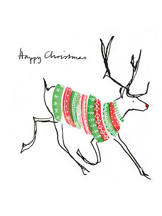 Museums and Galleries A Jumper For Rudolph Charity Christmas Cards, Pack of 8