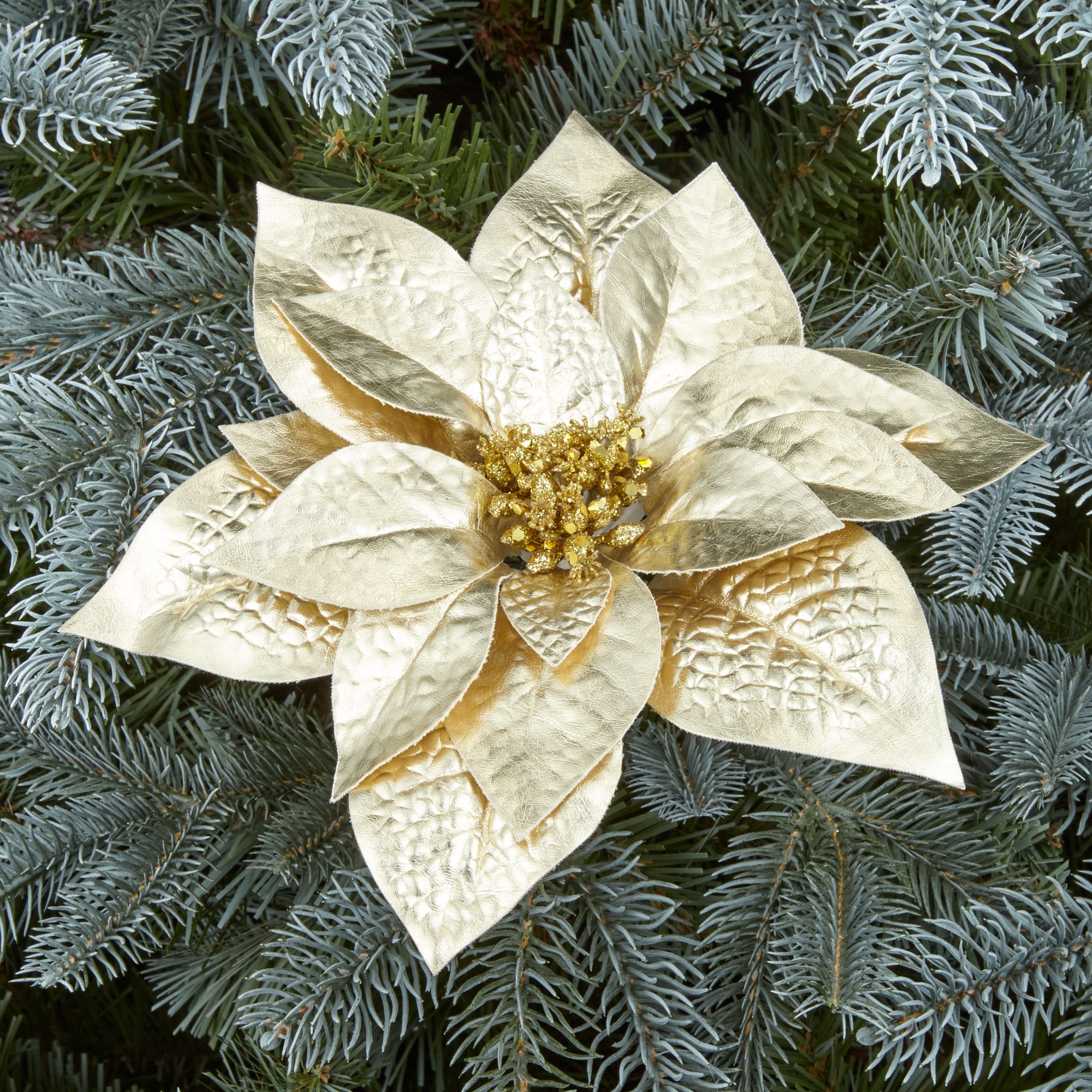 John Lewis Winter Palace Poinsettia Clip On Tree