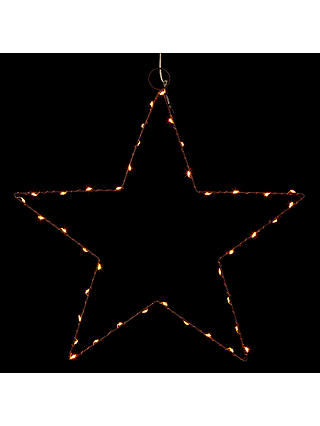 John Lewis LED Christmas Star Silhouette