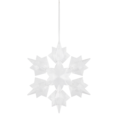John Lewis Winter Palace Crystal Cut Acrylic Snowflake Decoration Review