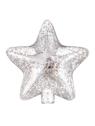John Lewis & Partners Winter Palace Glass Star Tree Topper
