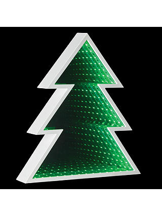 John Lewis LED Tree Infinity Christmas Mirror Light