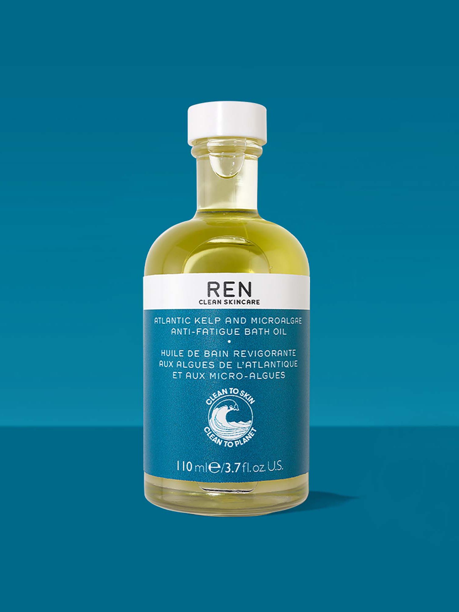 REN Clean Skincare Atlantic Kelp And Magnesium Salt Anti-Fatigue Bath Oil, 110ml 2