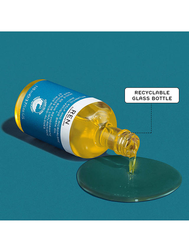 REN Clean Skincare Atlantic Kelp And Magnesium Salt Anti-Fatigue Bath Oil, 110ml 3