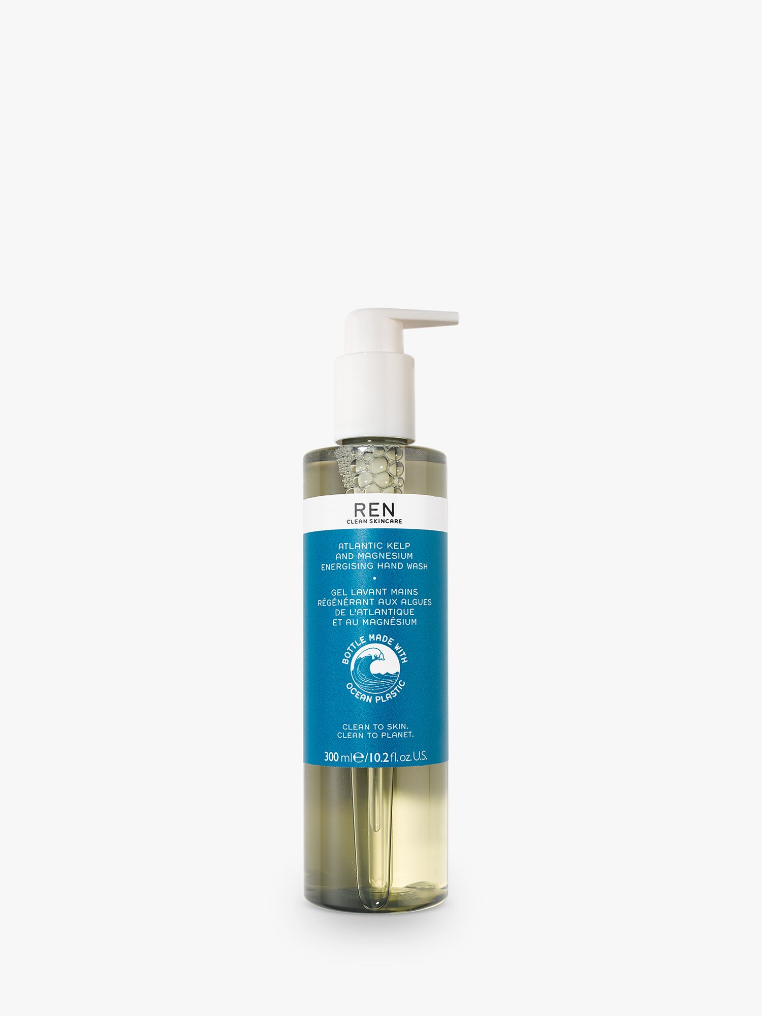 REN Clean Skincare Atlantic Kelp And Magnesium Salt Energising Hand Wash, 300ml 1