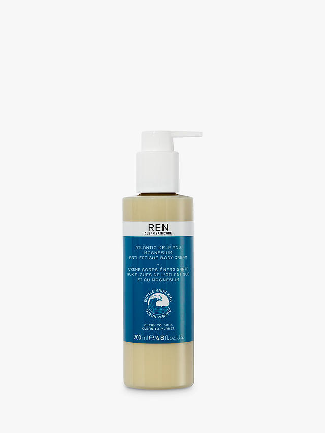 REN Clean Skincare Atlantic Kelp And Magnesium Salt Anti-Fatigue Body Cream, 200ml 1