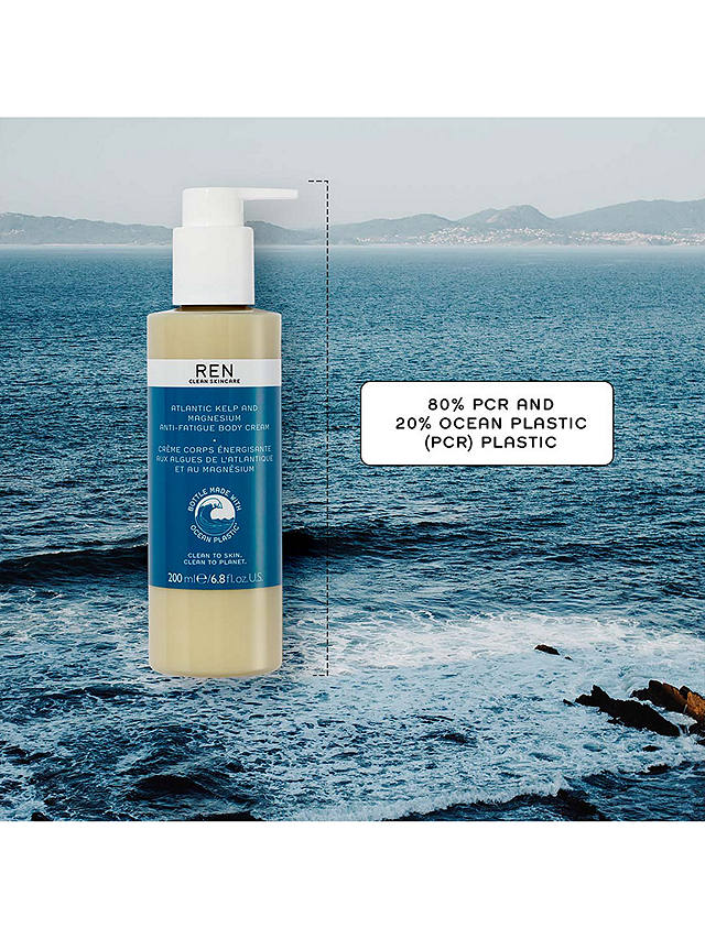 REN Clean Skincare Atlantic Kelp And Magnesium Salt Anti-Fatigue Body Cream, 200ml 3