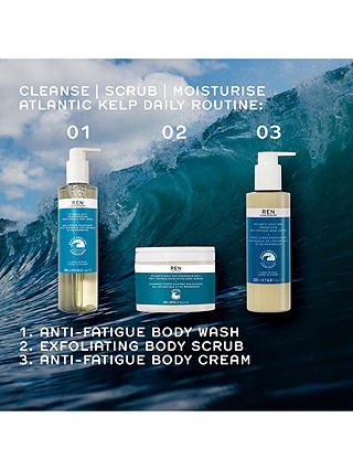 REN Clean Skincare Atlantic Kelp And Magnesium Salt Anti-Fatigue Body Cream, 200ml 5