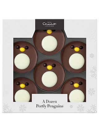 Hotel Chocolat Dozen Portly Penguins, 105g