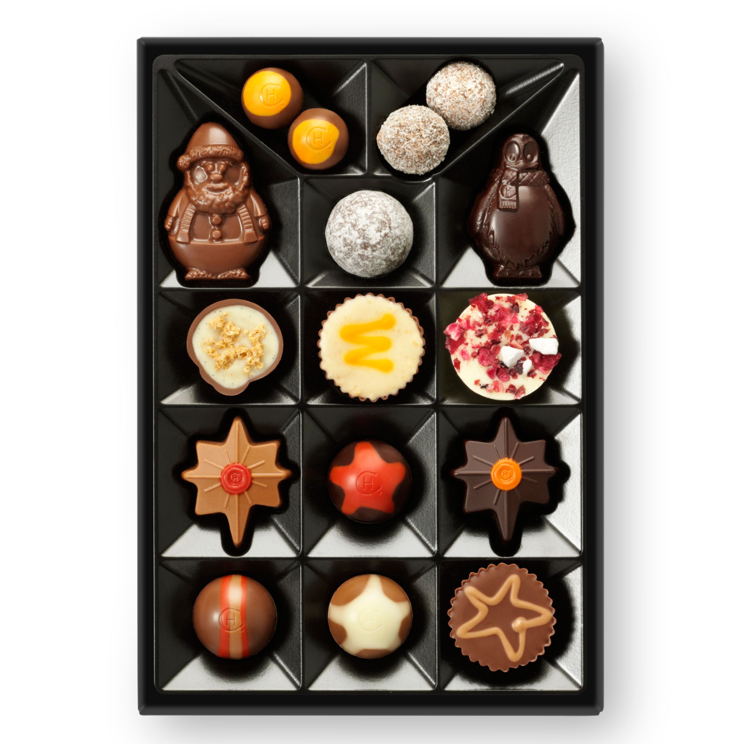 Hotel Chocolat Christmas H-Box, 169g at John Lewis &amp; Partners