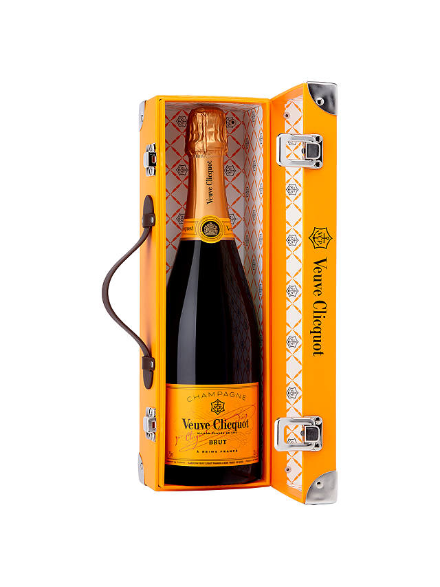 Veuve Cliquot Yellow Label Champagne Gift Trunk, 75cl at