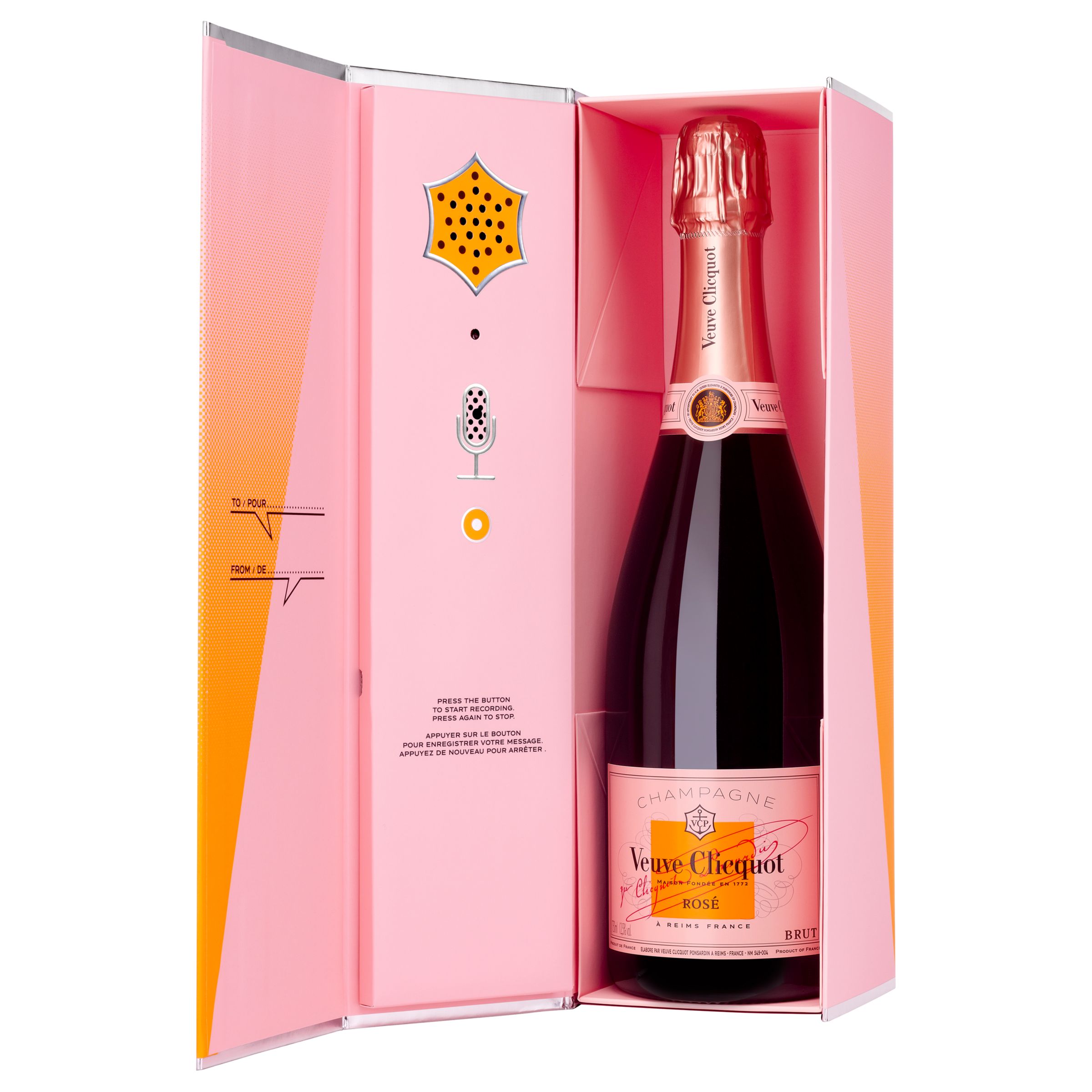 Veuve Cliquot Call Box Rose Champagne Online At Johnlewis Com