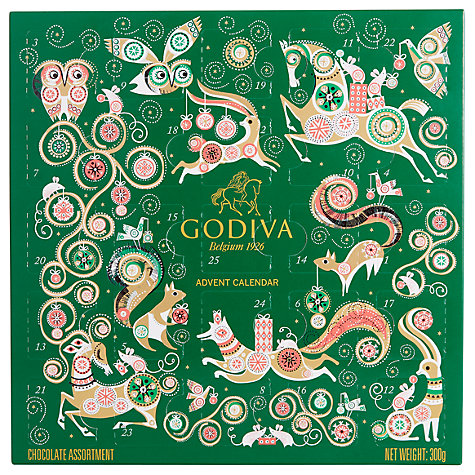 Buy Godiva Advent Calendar, 285g Online at johnlewis.com