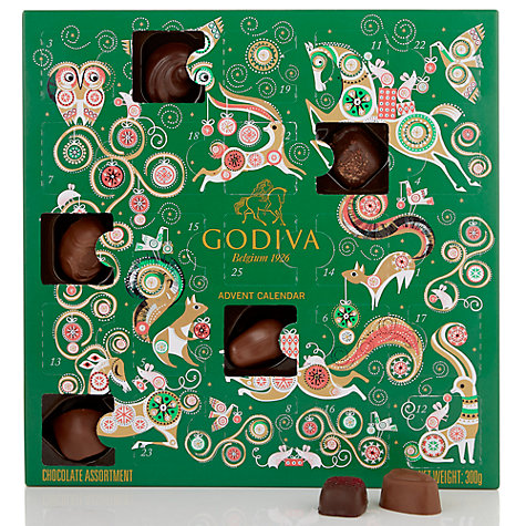 Buy Godiva Advent Calendar, 285g Online at johnlewis.com