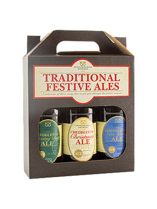 Staffordshire Brewery Festive Ale Selection, 3x 500ml