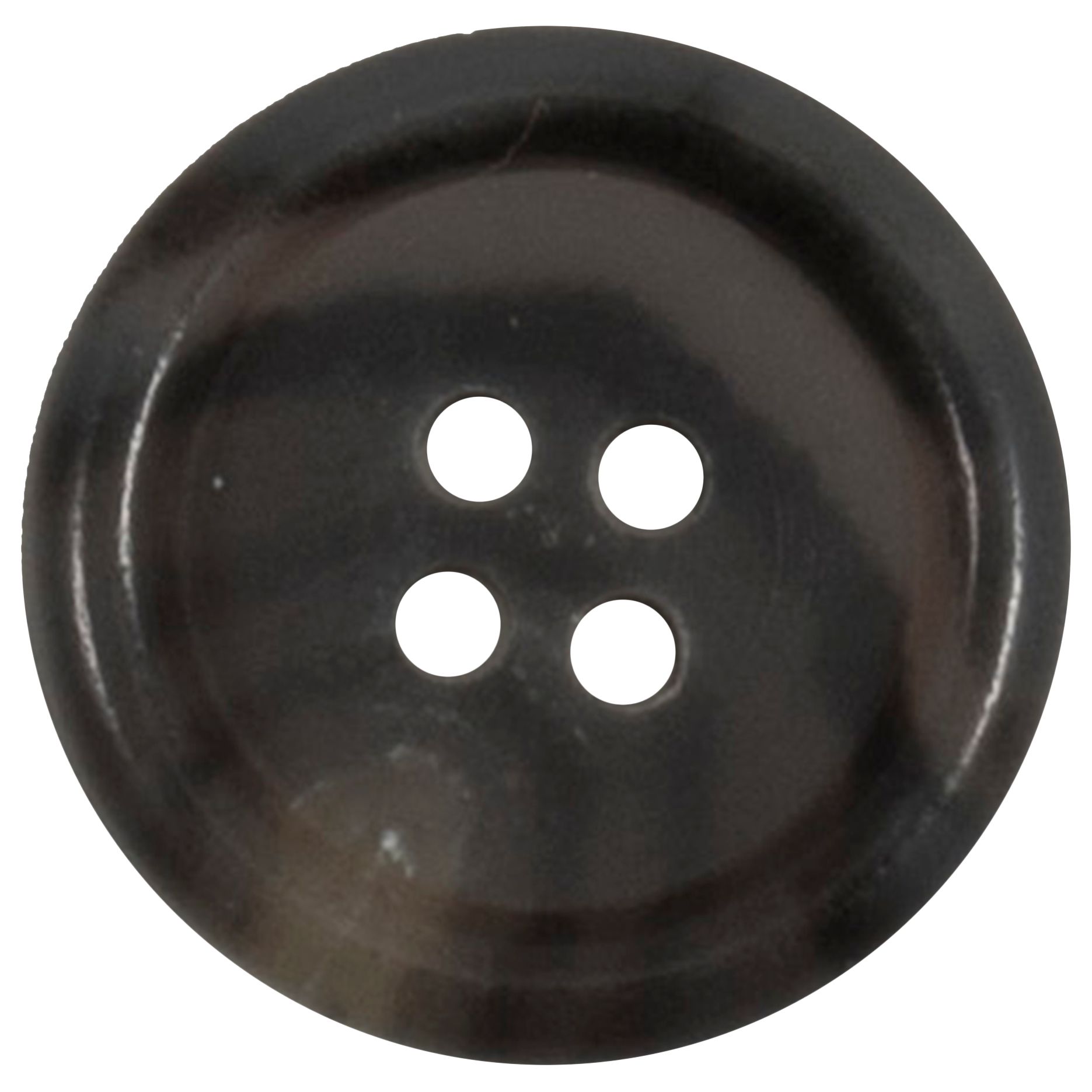 Groves Rimmed Button, 20mm, Pack of 3