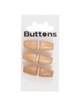 Groves Wooden Toggle Button, 35mm, Pack of 3