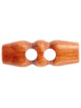 Groves Wooden Toggle Button, 29mm, Pack of 3