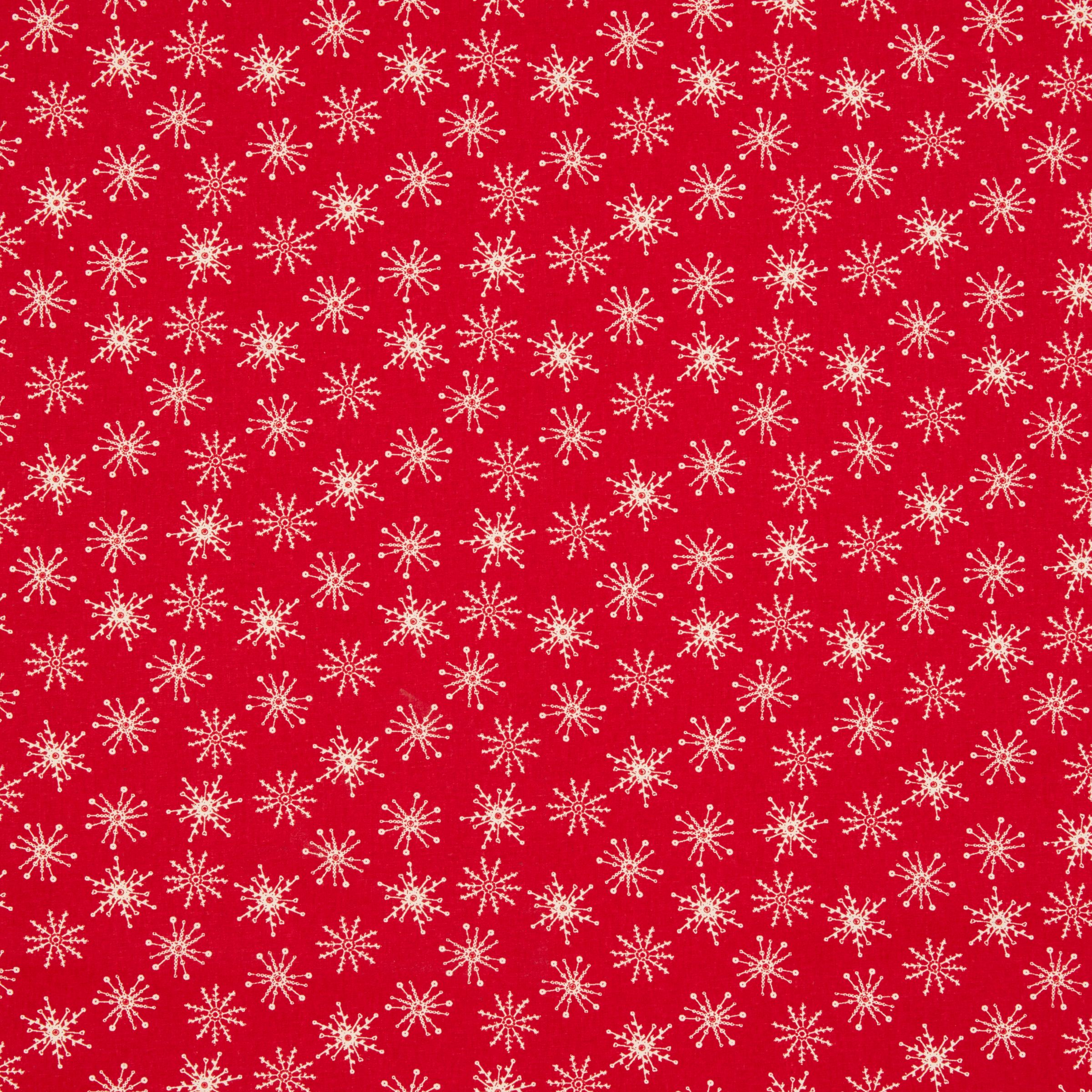 John Louden Snowflake Print Fabric