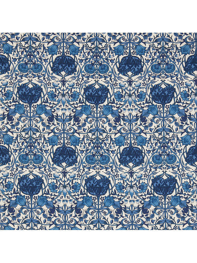 Peter Horton Textiles Art Deco Print Fabric, Blue