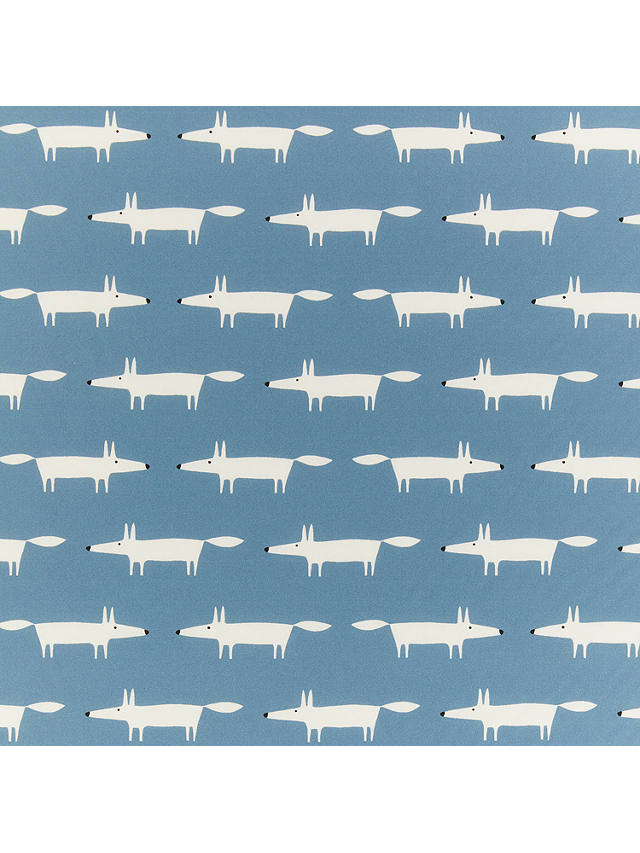 Scion Little Mr Fox Print Fabric, Navy