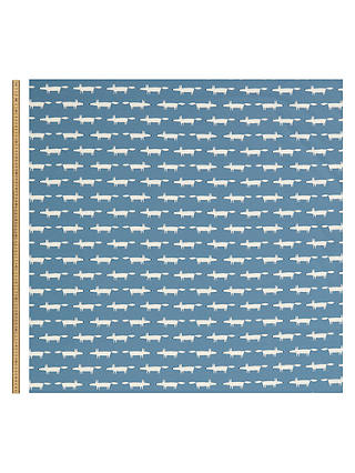 Scion Little Mr Fox Print Fabric, Navy