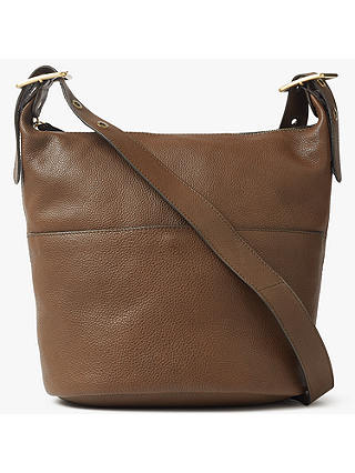 John Lewis & Partners Kepley Leather Shoulder Bag