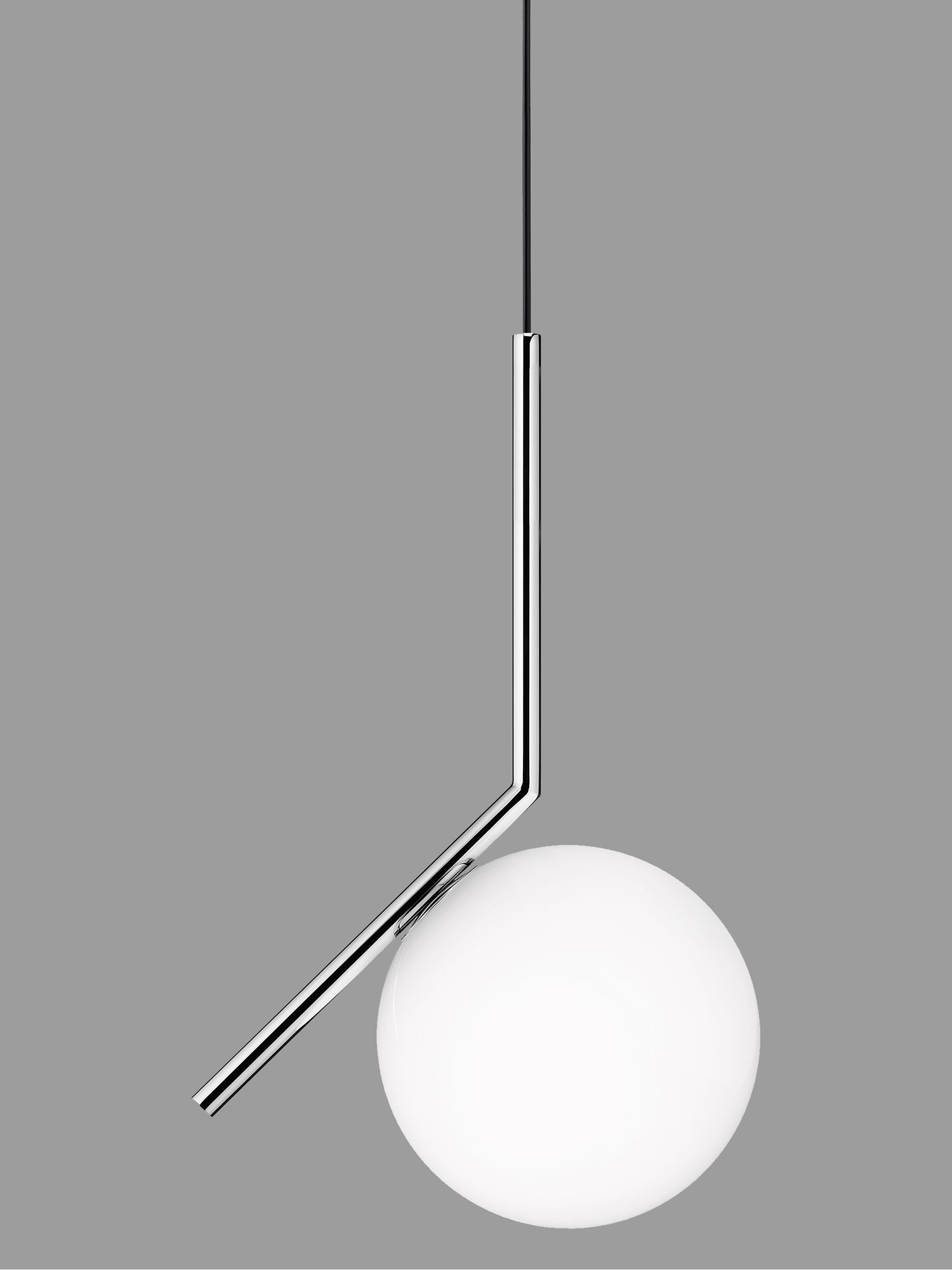 Flos Ic S1 Ceiling Light 20cm Polished Chrome