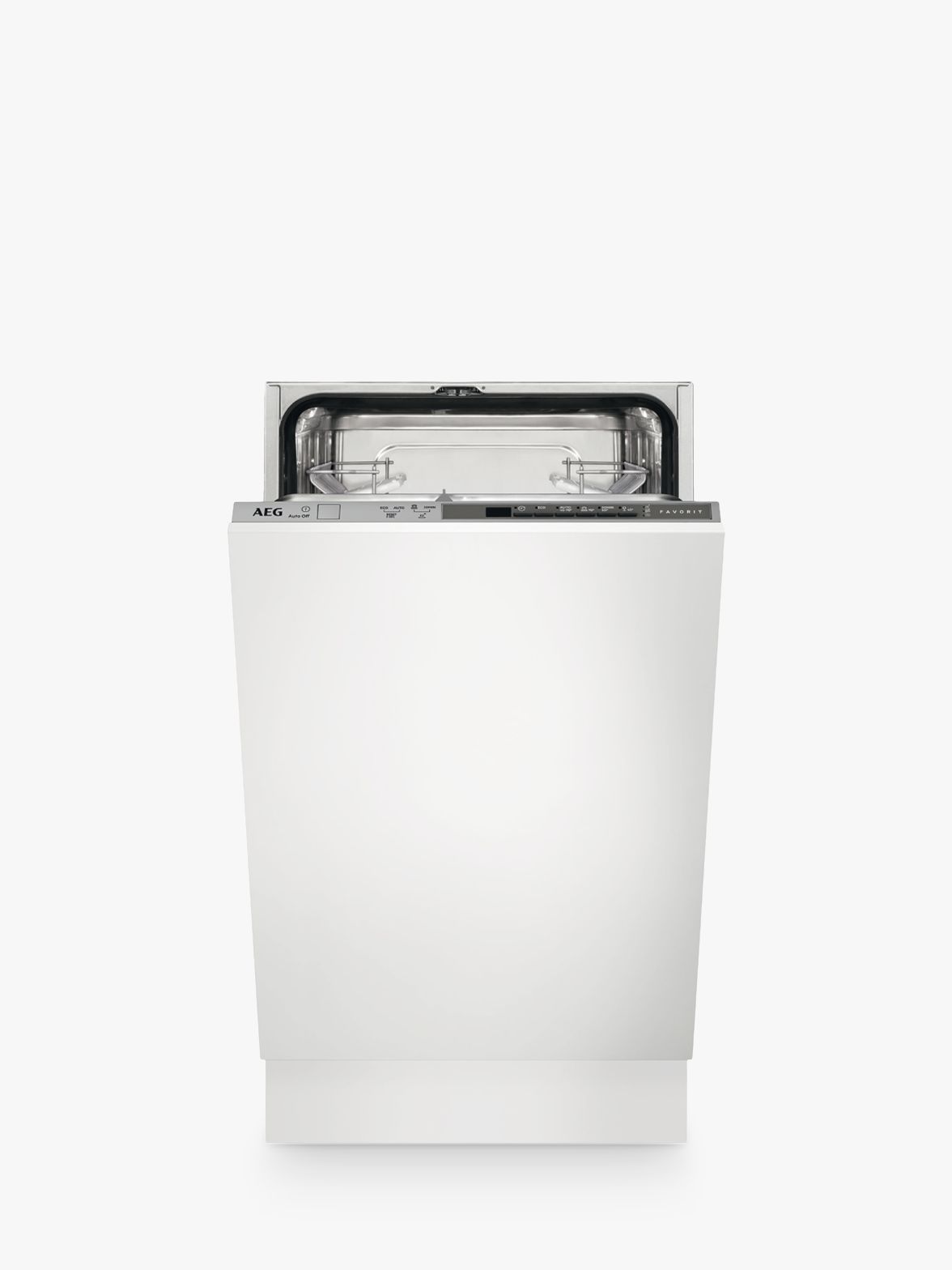 AEG FSB51400Z Integrated Slimline Dishwasher, Grey