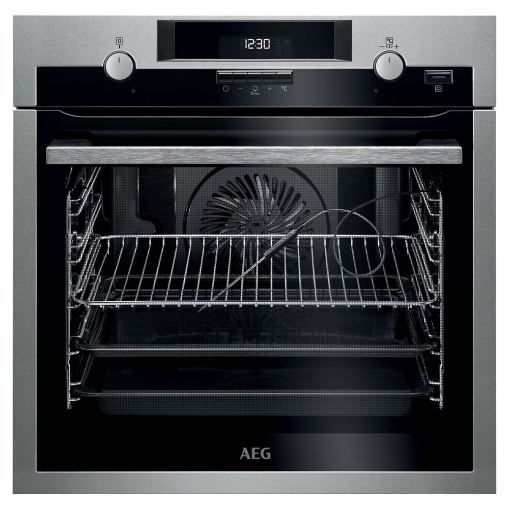 AEG BPS552020M BuiltIn Single Pyrolytic Multifunction Oven, Stainless