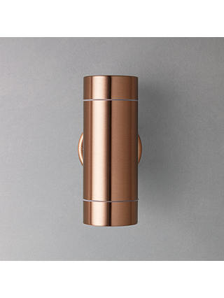 John Lewis & Partners Strom LED Outdoor Wall Light, Copper