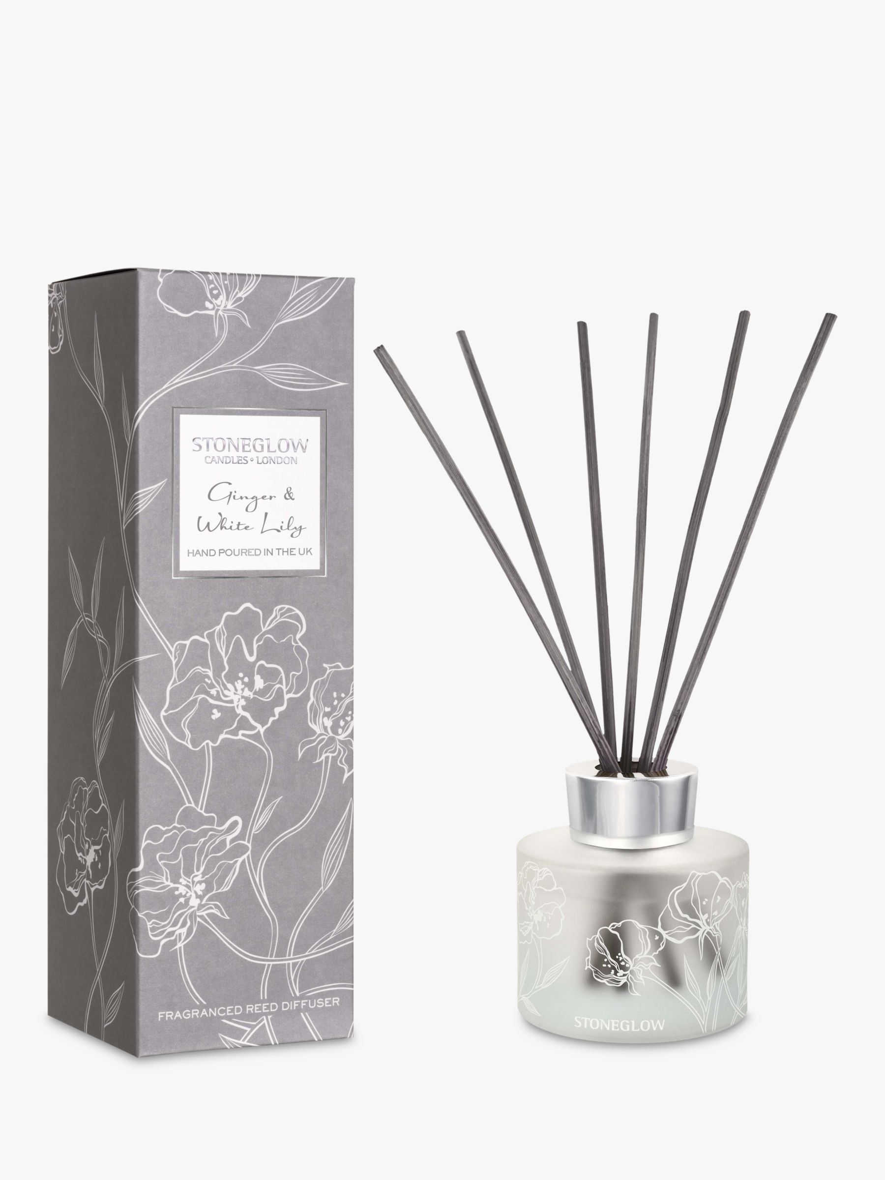 Stoneglow Day Flower Ginger & White Lily Reed Diffuser, 120ml