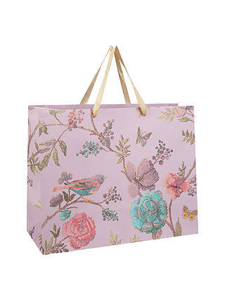 John Lewis & Partners Tapestry Floral Gift Bag