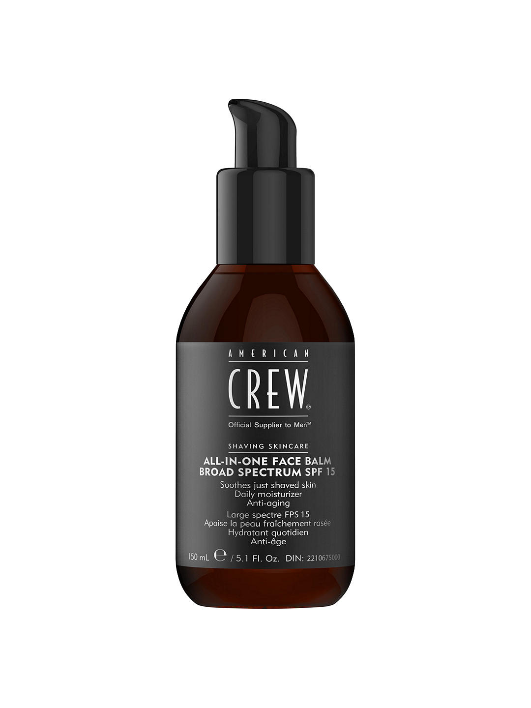 American Crew All-In-One Face Balm Broad Specture SPF 15, 150ml 1